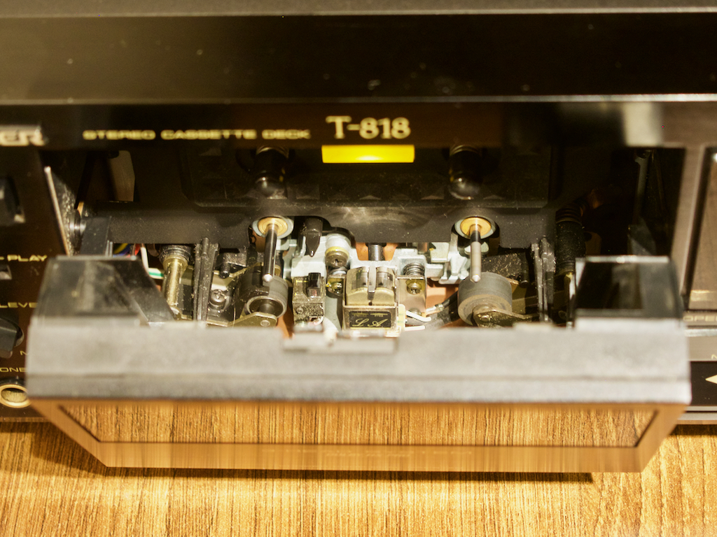 原文:◆Pioneer T-818 パイオニア・3ヘッドカセットデッキ 動作良好