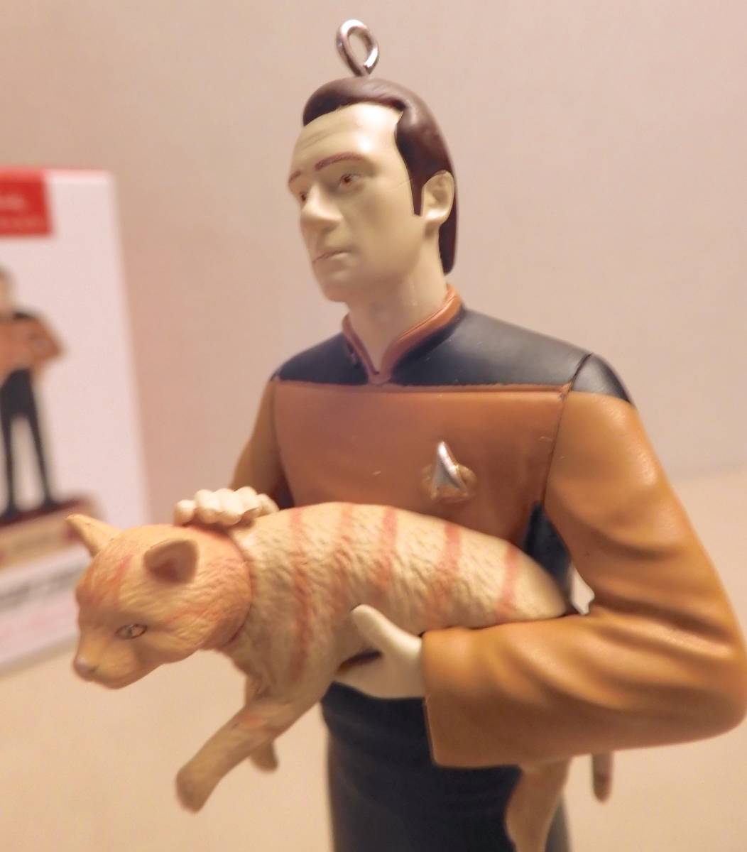 [USA*Hallmark отверстие Mark *2023 год ] Star Trek * next generation * данные & спот ( кошка )*selif со звуковым сопровождением .