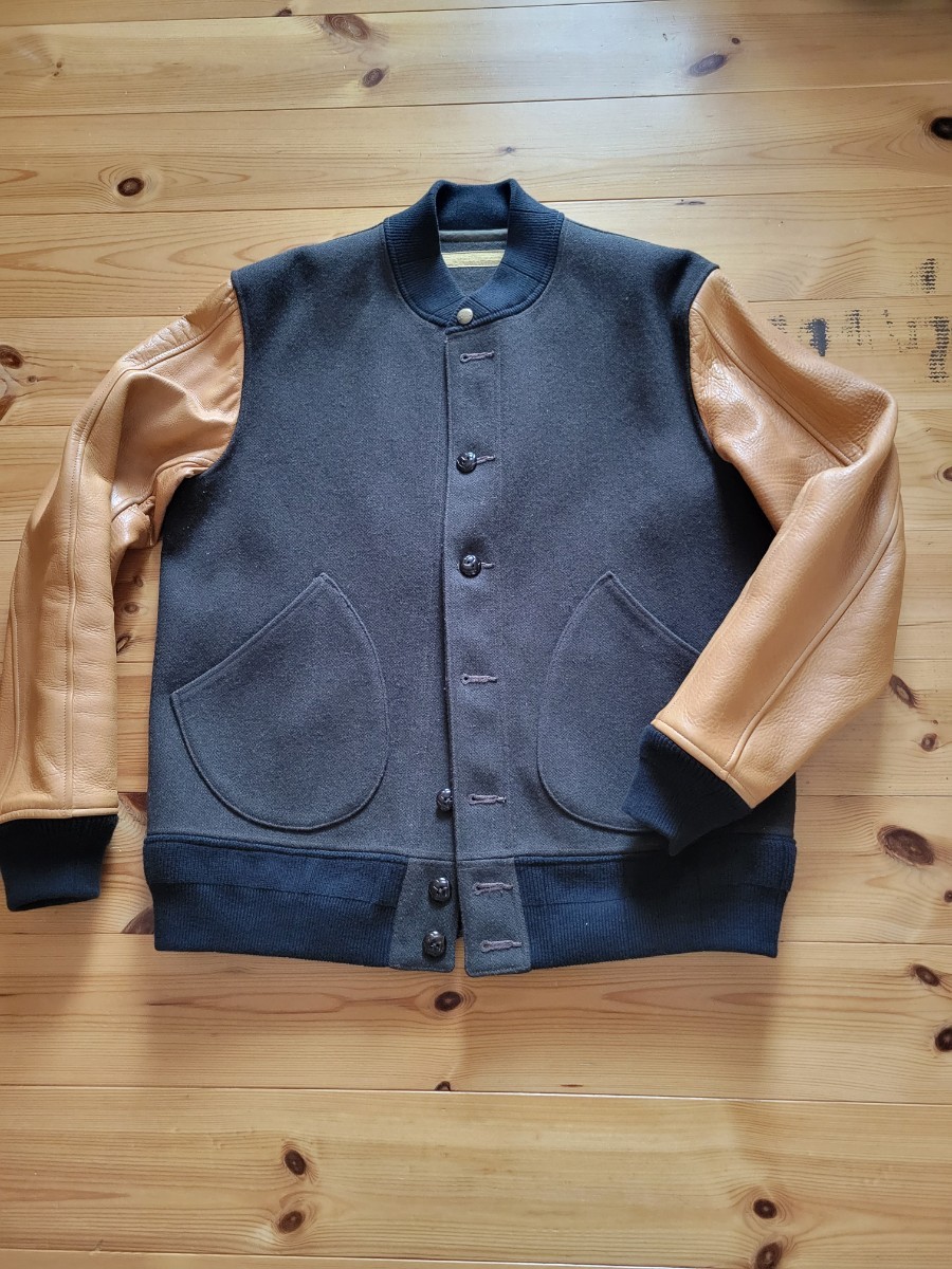 オールドジョー oldjoe スタジャン ジャケット袖革 レザー オールドジョー oldjoe スタジャン ジャケット袖革 レザー
