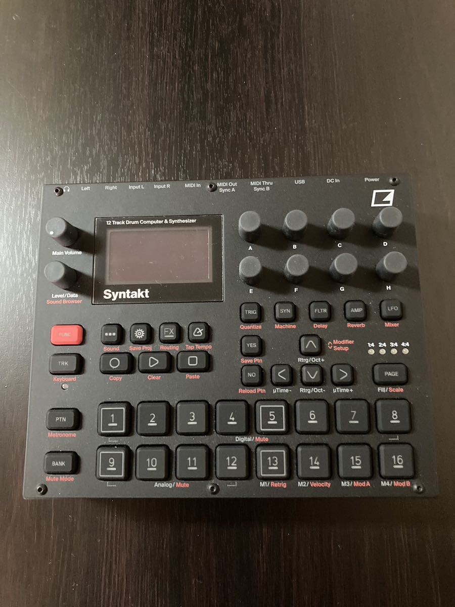 【未使用に近い】ELEKTRON (エレクトロン) Syntakt STK-1 シンタクト ドラムマシン_画像1