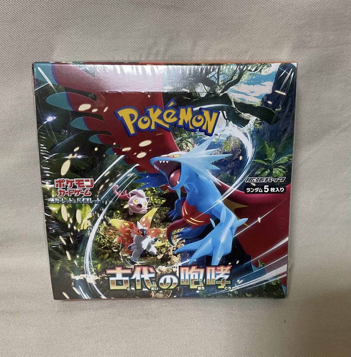 シュリンク未開封★Pokemon ポケモンカードゲーム★スカーレット＆バイオレット 拡張パック 古代の咆哮 1BOX