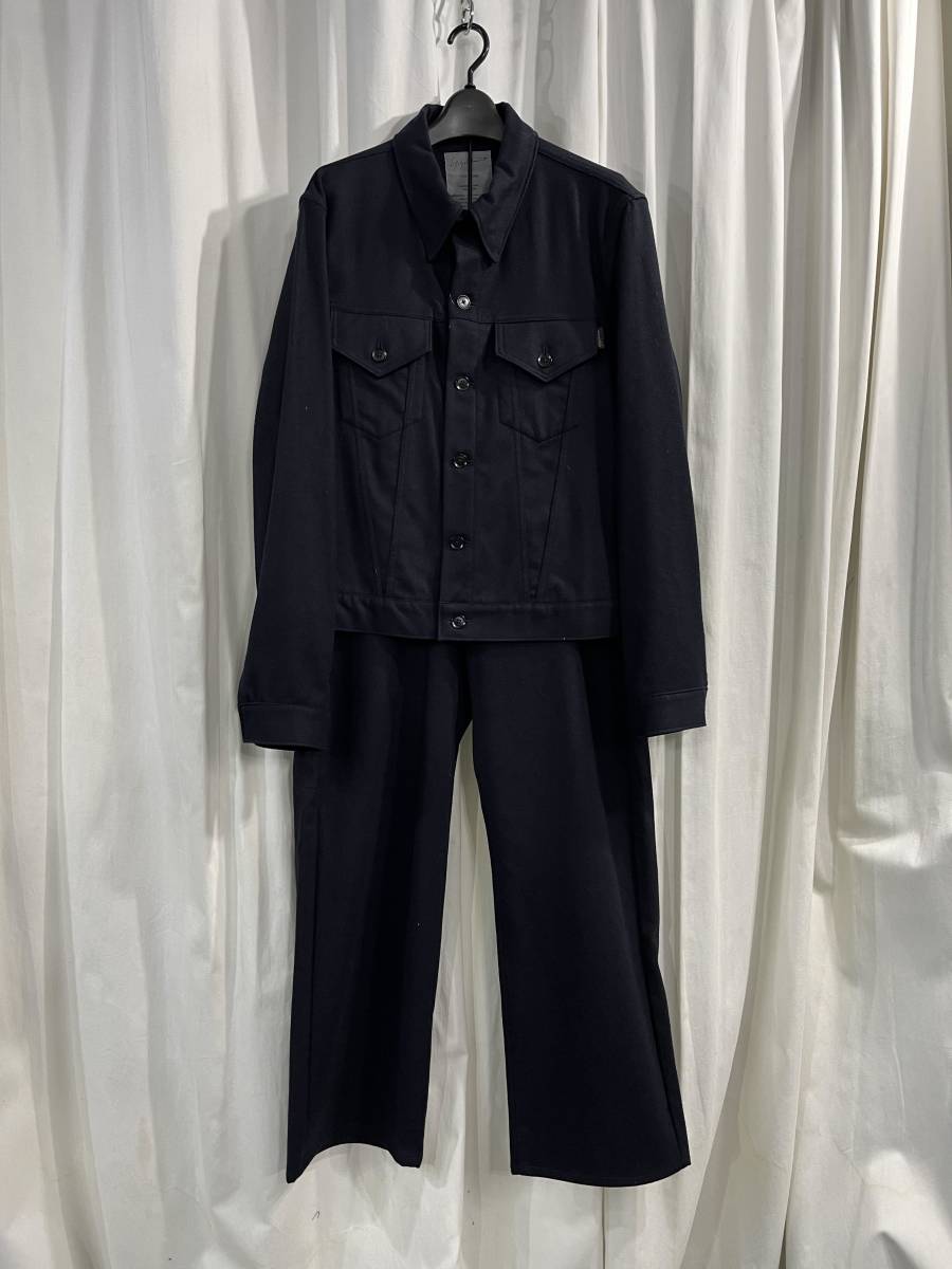 2001AW yohji yamamoto pour homme vintage ブルゾンセットアップ（HV-Y06-198）