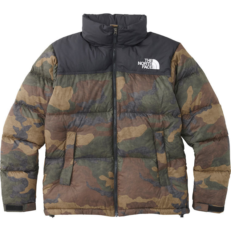 THE NORTH FACE 18AW Novelty Nuptse Jacket ND91842 DF ダークフェイドウッドランド Sサイズ 国内正規 新品 ノベルティ ヌプシジャケット_画像1