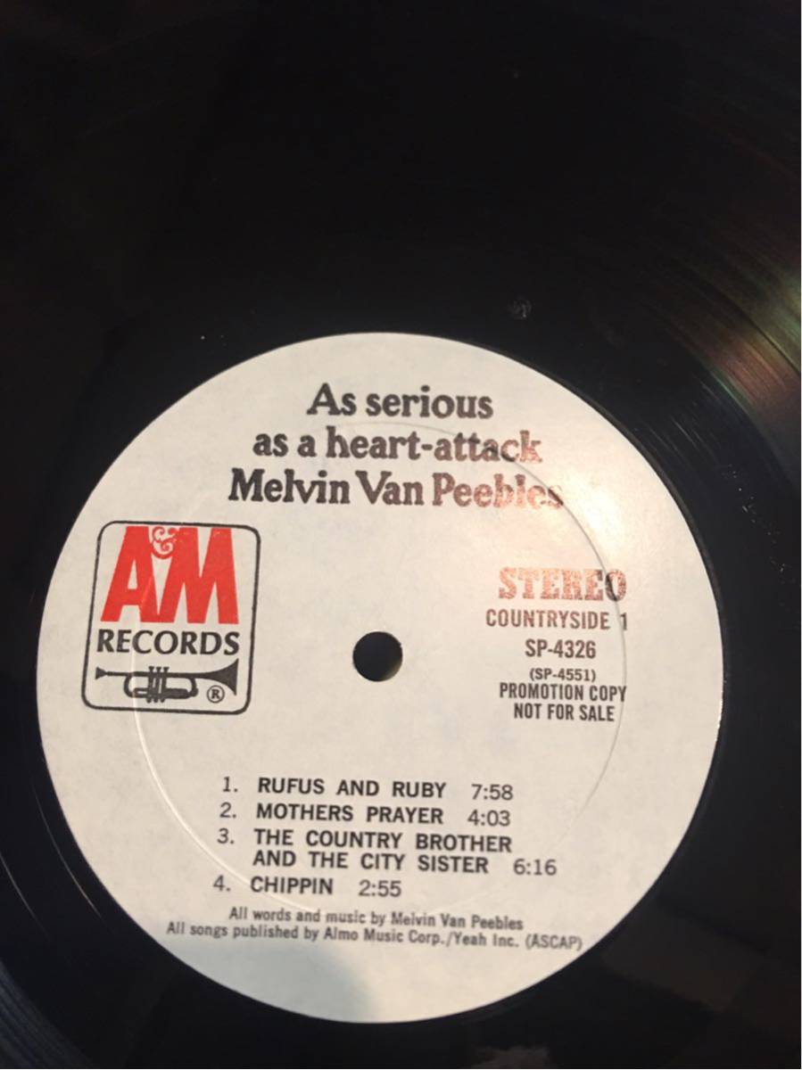 Melvin Van Peebles/As Serious As A Heart-Attack_画像3