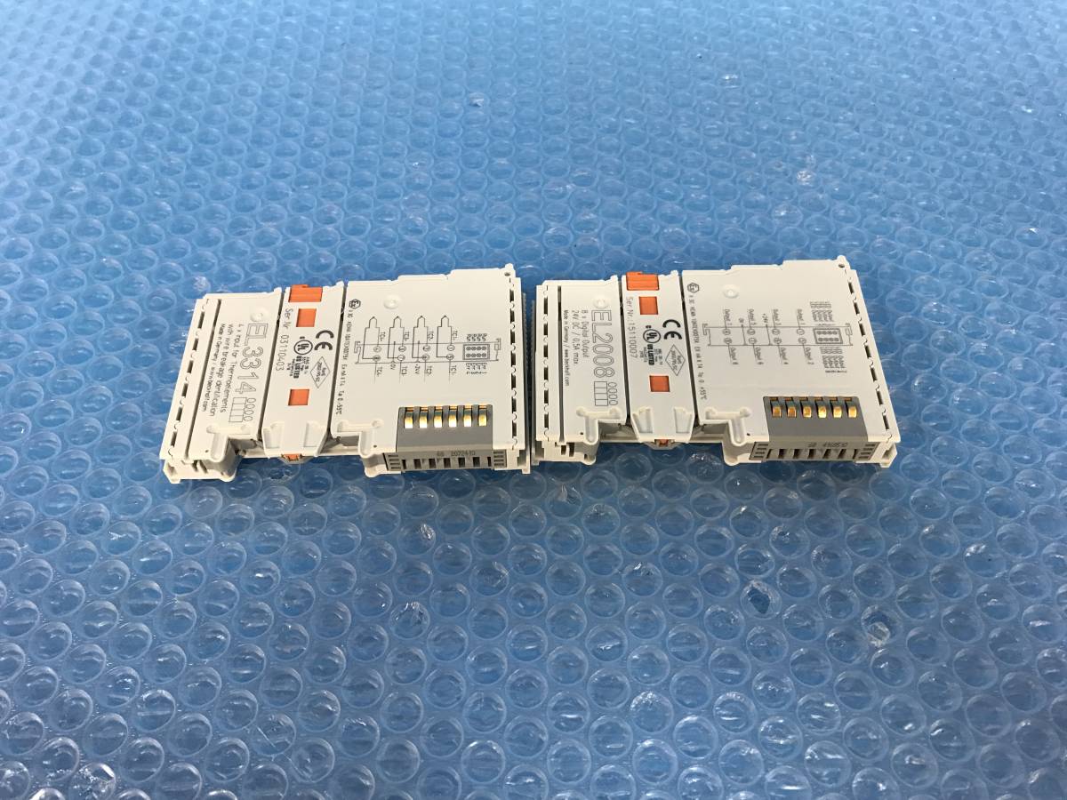 [KW2027] BECKHOFF ベッコフ EL2008 EL3314 EtherCAT Terminal 動作保証_画像5