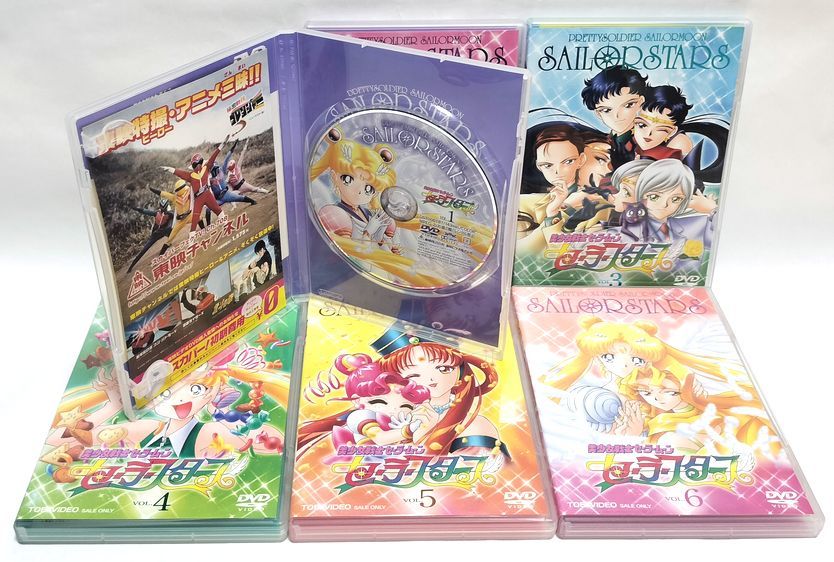通常版の完品♪ 美少女戦士セーラームーンセーラースターズ　6巻セット　DVD