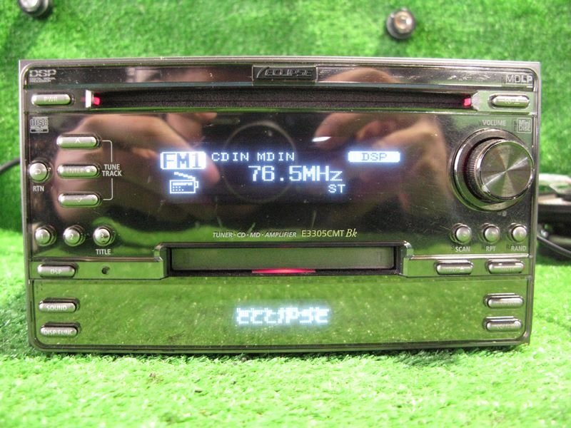psi』 イクリプス E3305CMT (BK) MDLP対応 CD・MDプレーヤー 動作確認