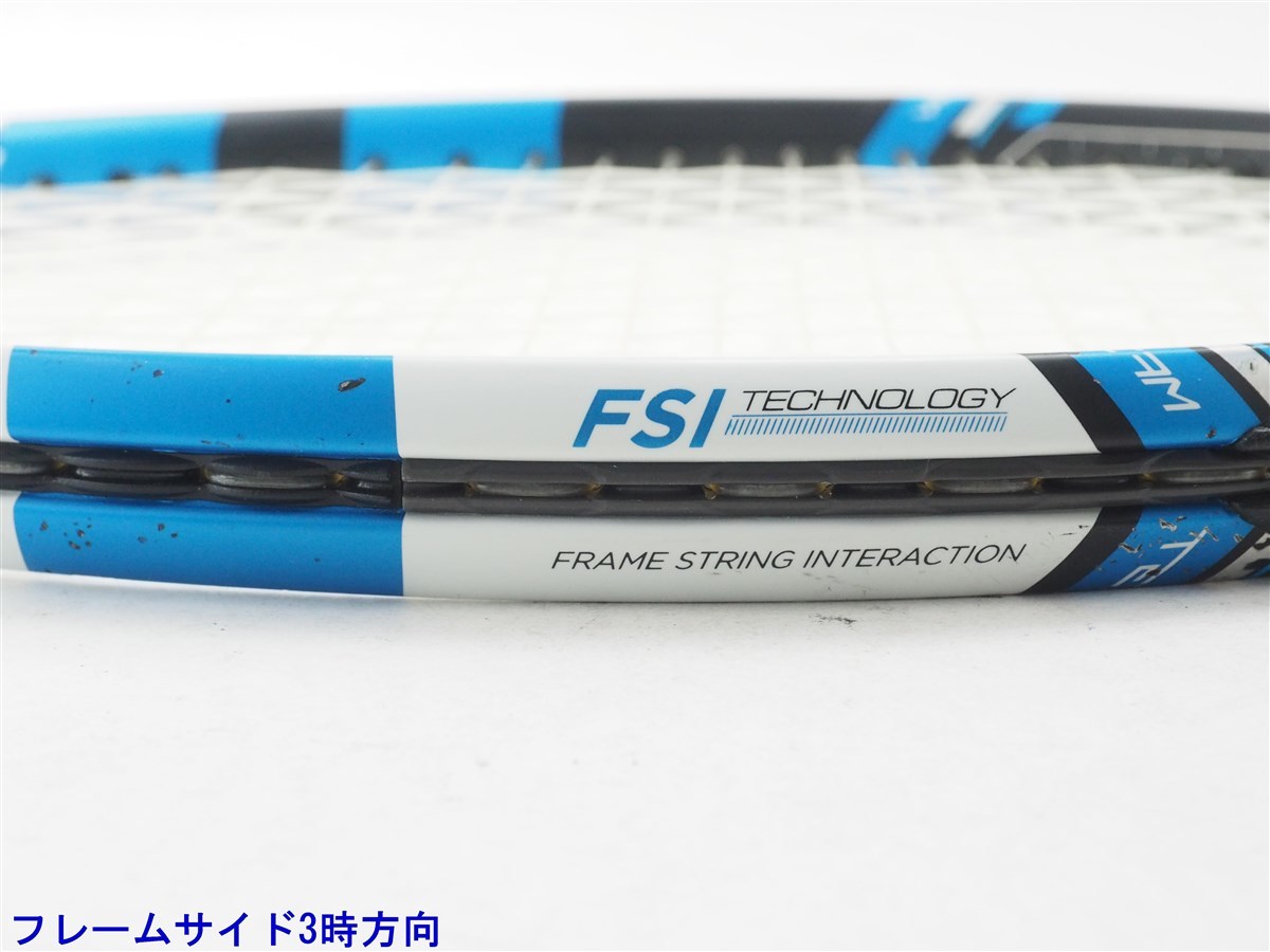 中古 テニスラケット バボラ ピュア ドライブ チーム 2015年モデル【一部グロメット割れ有り】 (G1)BABOLAT PURE DRIVE TEAM 2015_画像8