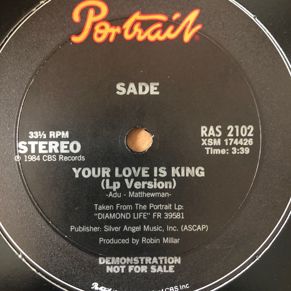 12’ Sade-Your love is king_画像1