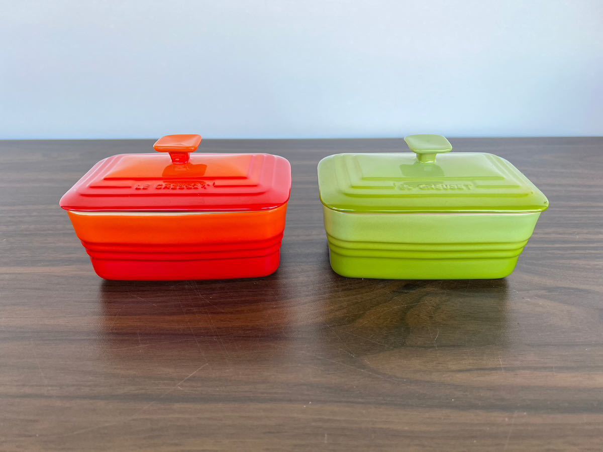 ル・クルーゼ　LE CREUSET レクタングル ラムカン セット ルクルーゼ_画像1