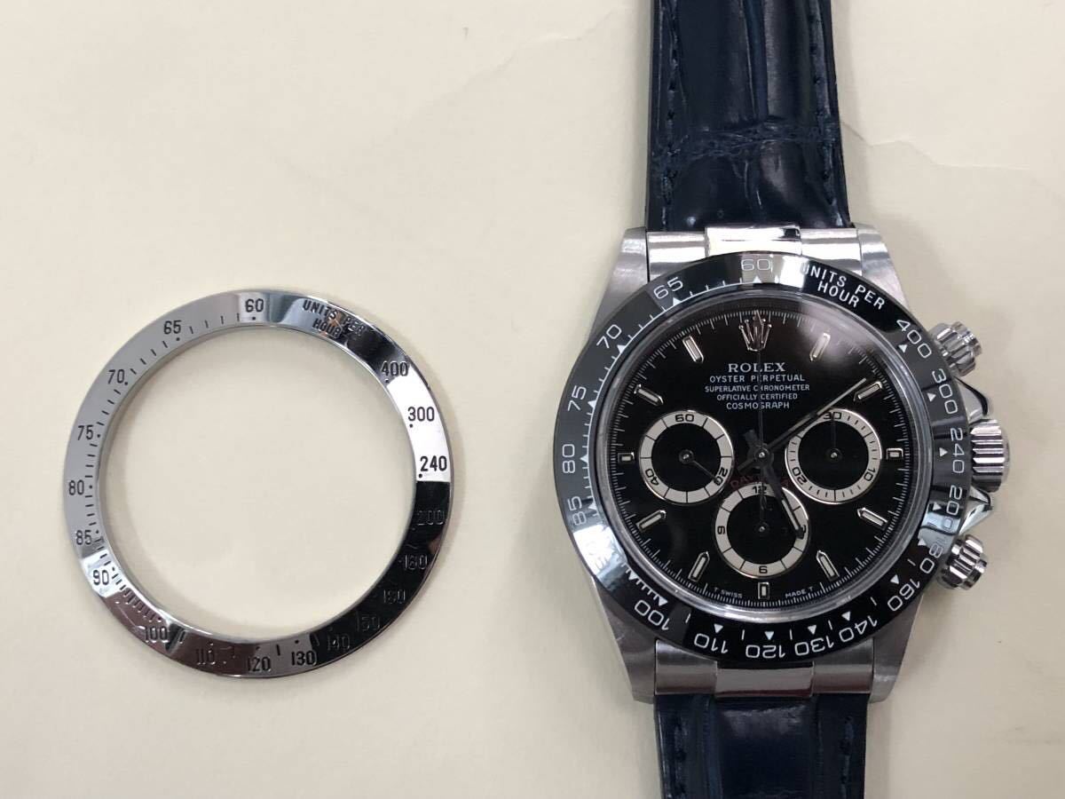  оригинальный такой же размер after ремонт детали керамика оправа ( осмотр ) Rolex ROLEX Daytona 116500LN 116520 16520 16523 116523