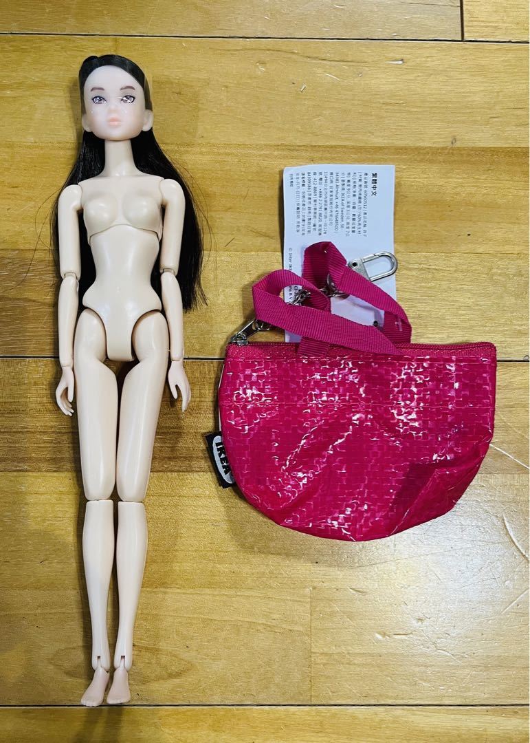 ikea Ikea kno-lig кольцо для ключей мини сумка Mini сумка новый товар розовый Licca-chan Jenny momoko ruruko Blythe 