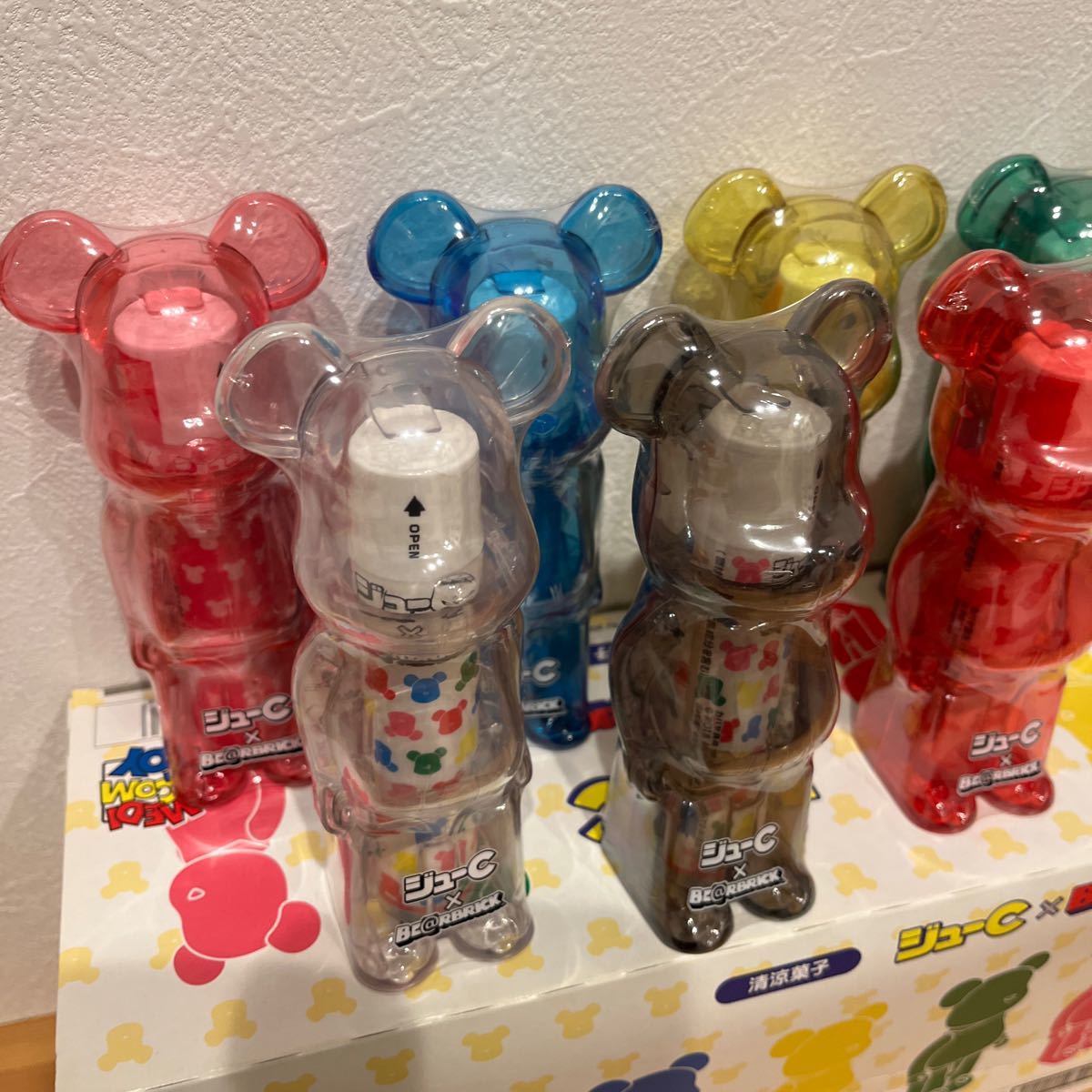 1円スタート★新品未開封★2015メディコムトイ ジューC×BE@RBRICK 第1段コンプリート★シークレット付き！箱あり ベアブリック カバヤ食品_画像2