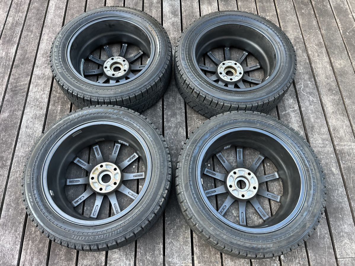 ブリヂストン スタッドレス ブリザックRFTバリ山205/55R17 SPORT TECHNIC黒ホイール　ミニクロスオーバーR60_画像5