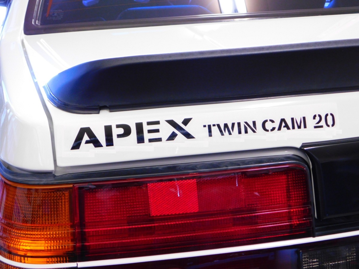 【トランクステッカー・APEX TWIN CAM 20・ブラック】※ ＡＥ８６　トレノ_画像3