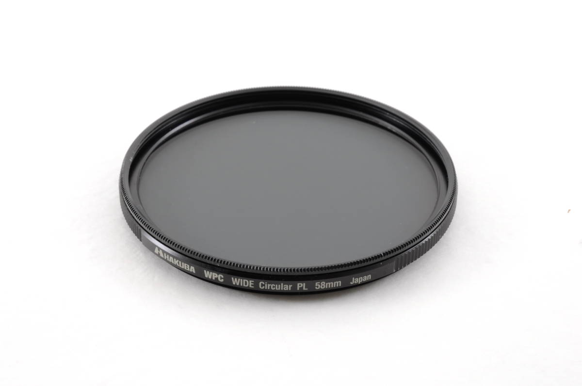 L1754 ハクバ HAKUBA WPC WIDE Circular PL 58mm レンズフィルター ケース付 カメラレンズアクセサリー クリックポスト_画像2