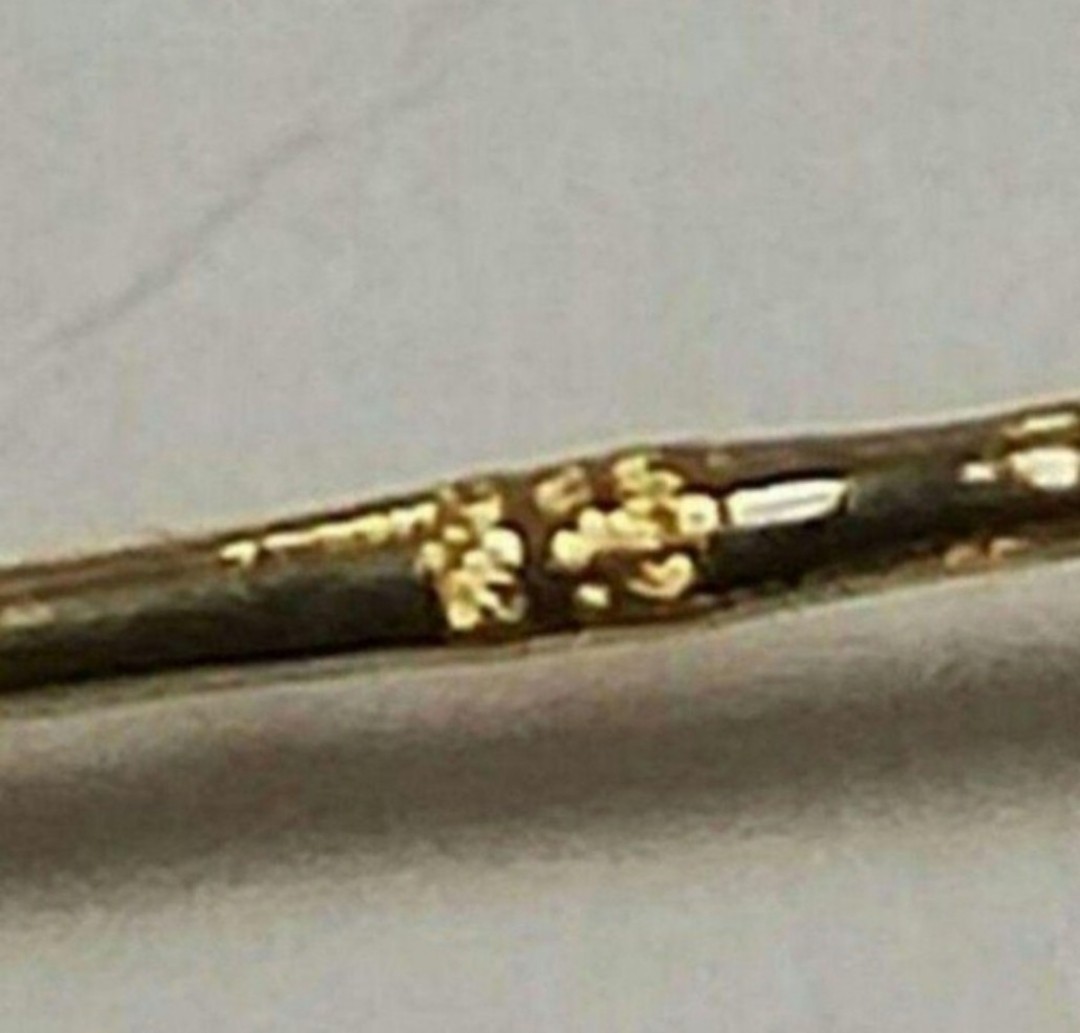 【本物】K18 18金 18k YG イエローゴールド フープピアス 2㎜×30㎜ リングピアス_画像3