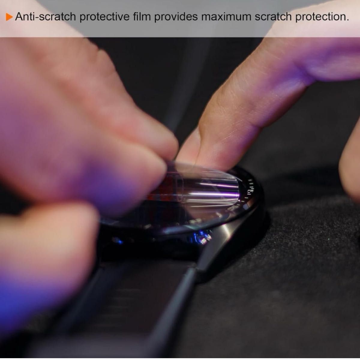 腕時計スクリーンプロテクタ 50mm直径 アンチノックソフト PET スマートウォッチ ガラススクリーン 保護フィルム 5個入り