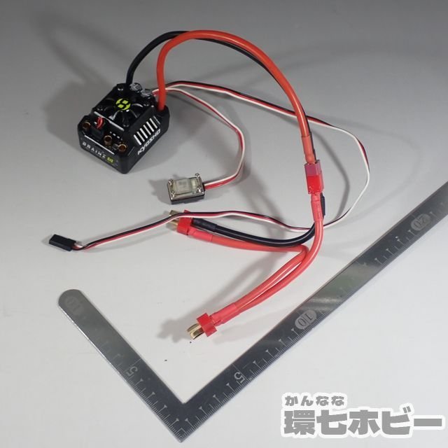 2WH53◆Kyosho 京商 ESC BRAINZ8 ブラシレスアンプ 動作未確認/ MP9 GT ラジコン 電動RC パーツ 送:-/60_画像2