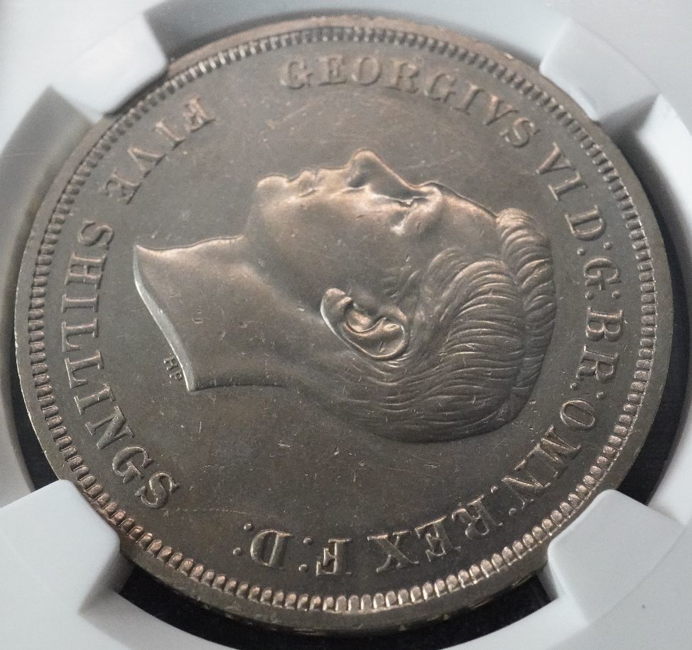 【1円スタート】1951年 イギリス ジョージ6世 Crown NGC PL61 セントジョージ 竜退治 プルーフライク 硬貨 モダンコイン 5シリング _画像7
