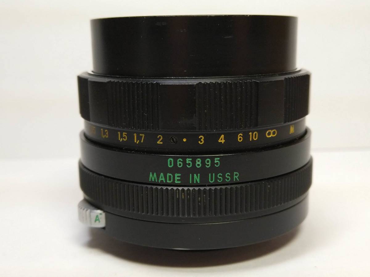 ほぼ新品のMC Helios-44M 58ミ ゼニット一眼レフBIOTAR M42#1164Bの画像2