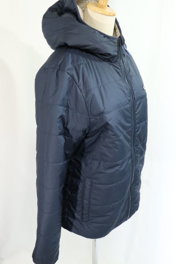 【Used】patagonia パタゴニア FA21 リバーシブル フリース×ナイロン フーデットジャケット アウトドア キッズXXL 女性にも ■ET23I0124_画像4