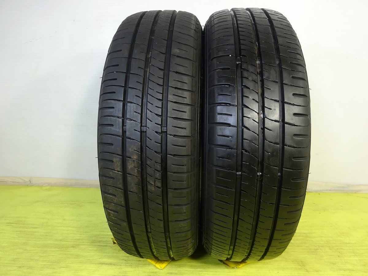 ダンロップ ENASAVE EC204 175/60R15 81H★8分山 2021年 2本 中古 ノーマル【送料無料】AOM-K1345 青森_画像1