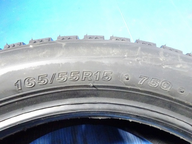 ブリヂストン BLIZZAK VRX2 165/55R15 75Q★新品 2021年 3本 スタッドレス【福島発 送料無料】FUK-BS0489★冬_画像5