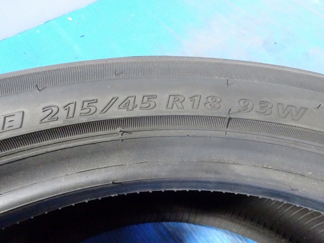 ブリヂストン ECOPIA NH200 215/45R18 93W★未使用 正規品 2022年製 2本 ノーマル【福島発 送料無料】FUK-BS0536★ノア・ヴォクシー_画像4