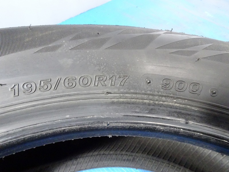 ブリヂストン BLIZZAK VRX2 195/60R17 90Q★8.5分山 2019年 4本 スタッドレス【福島発 送料無料】FUK-D12836★冬_画像9