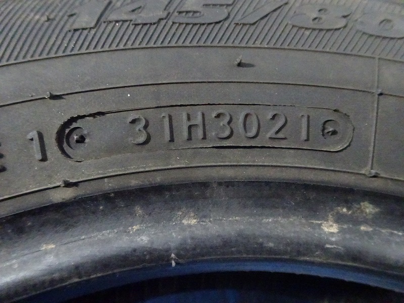 トーヨー OBSERVE GARIT GIZ2 145/80R13 75Q★8.5-9分山 2021年製 4本 中古 スタッドレス【福島発 送料無料】FUK-D13018★冬_画像10