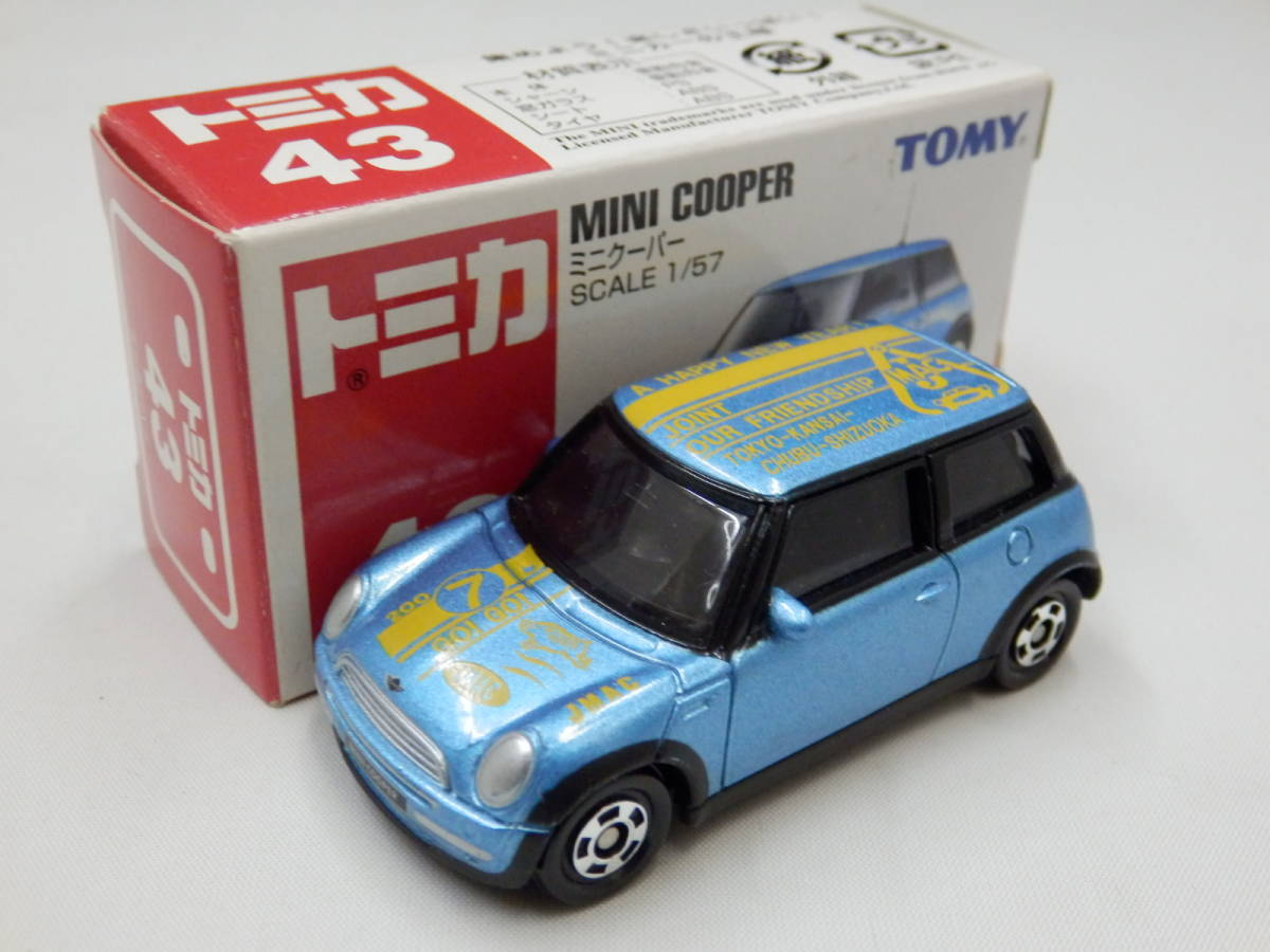 43 トミカ ミニクーパー MINI COOPER JAMC 特注 限定 非売品 赤箱_画像2