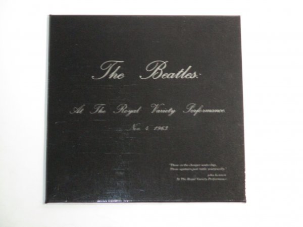 The Beatles - At The Royal Variety Performance NOV 4 1963_画像1