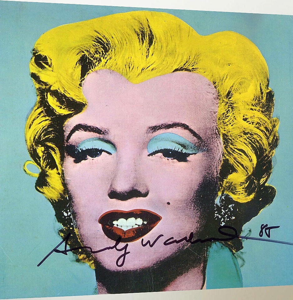  Anne ti* War ho ru Marilyn Monroe постер принт парусина ткань 