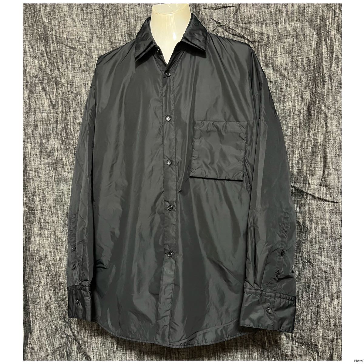 定価59400円 Stein シュタイン　オーバーサイズ中綿シャツ　ジャケット