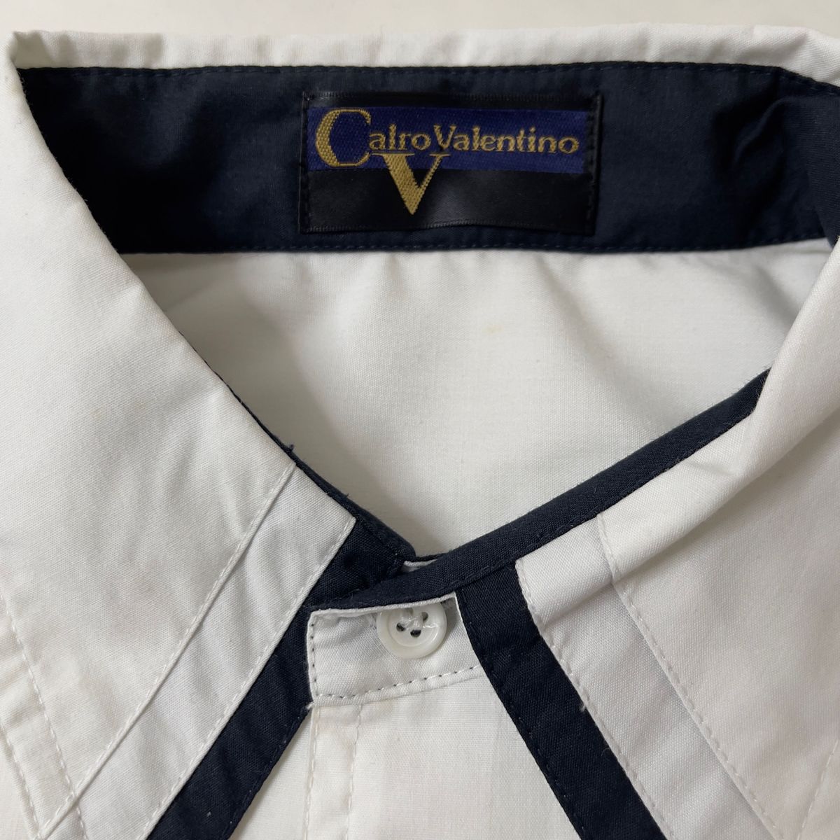 Calro VALENTIO カルロ バレンチノ メンズシャツ 未使用 タグ付き