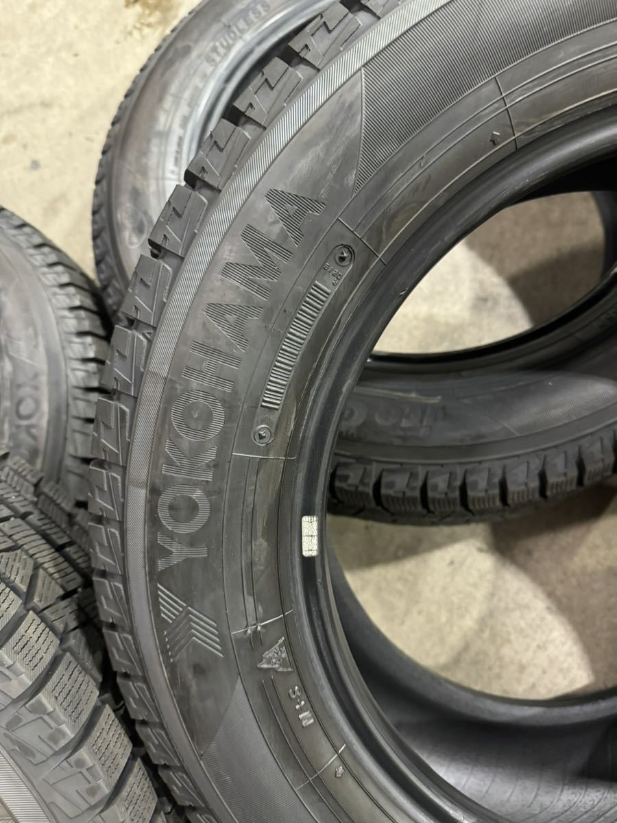 1円スタート　185/65R15 スタッドレスタイヤ　ヨコハマタイヤ　YOKOHAMA ice guard バリ山　アクア　シエンタ　ヤリス　等　ほぼ新品_画像4