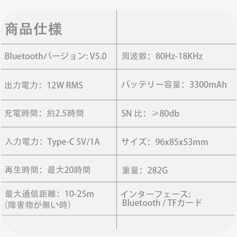 bluetooth スピーカー ワイヤレス 防水 スピーカー ブルートゥース ポータブル スピーカー 小型 Bluetoothスピーカー ポータブルスピーカー_画像7