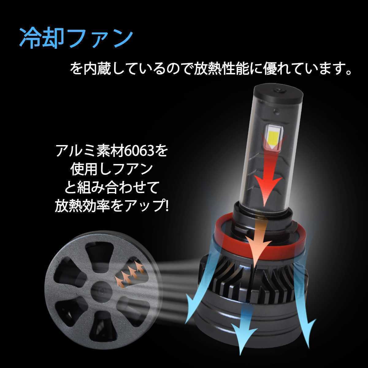 2023新発売 高輝度LEDヘッドライト H1 H3 H4 H7 H8 H9 H11 H16 HB3 HB4 d2s d4s d2r d4r 爆光 白 黄色 ブルー系 ピンク系 ライムグリーン_画像5