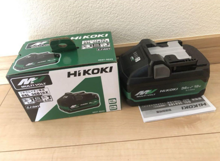 (HiKOKI) マルチボルト蓄電池 残量表示付 BSL36B18BX