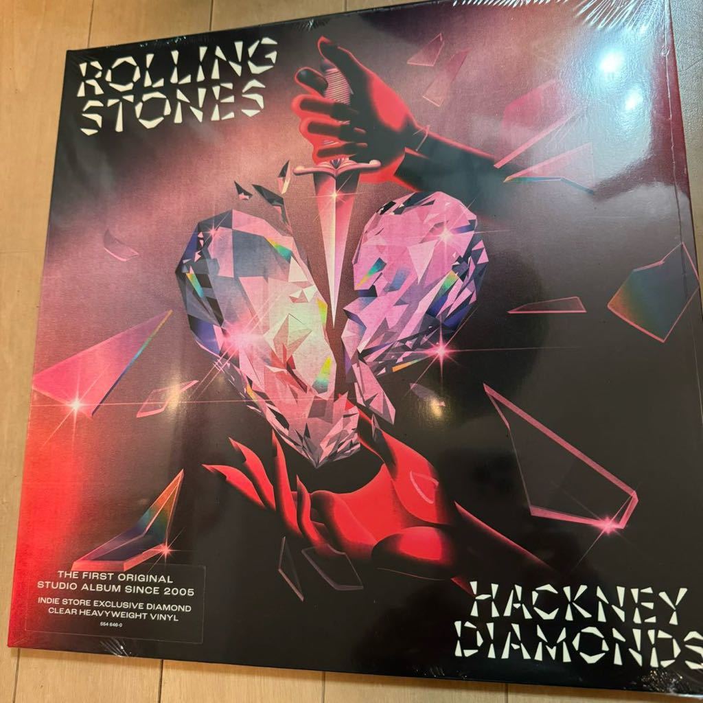 Hackney Diamonds (Clear Heavyweight Vinyl仕様アナログ) Rolling Stones (ローリング・ストーンズ)未開封_画像1