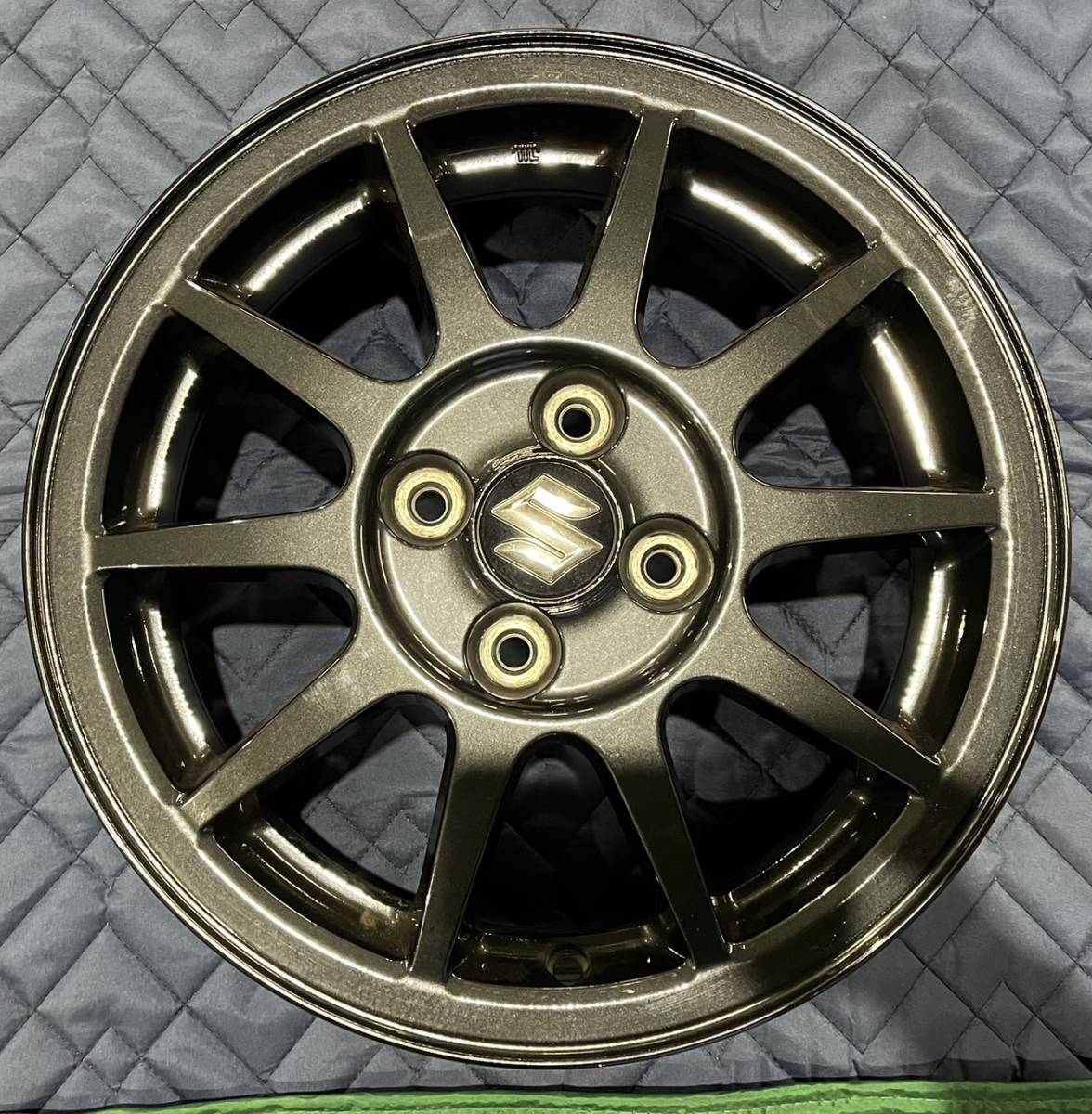 4054F】SUZUKI スズキ アルトワークス純正アルミホイール4本 4054F】SUZUKI スズキ アルトワークス純正アルミホイール4本