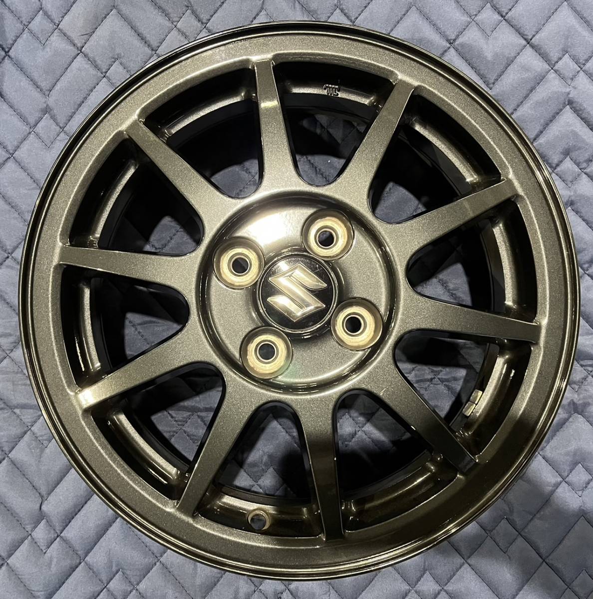 4054F】SUZUKI スズキ アルトワークス純正アルミホイール4本 4054F】SUZUKI スズキ アルトワークス純正アルミホイール4本
