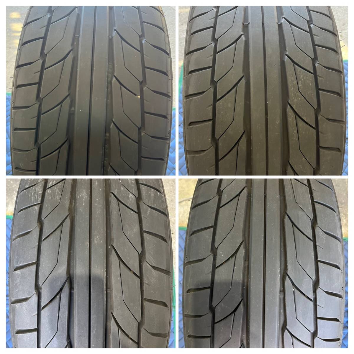 【4051F】WORK SCHWERT 21インチ 9J インセット38/29 P.C.D 114.3 5穴 NITTO NT555G2 255/30R21 93Y 2020/2021年製 中古品_画像6