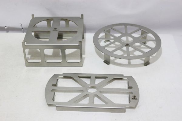 H671H 111 日本森の十字社 BICHIKU-BOKU STOVE ペール缶専用 焚き火ギア 3点セット SUS304 未使用_画像1