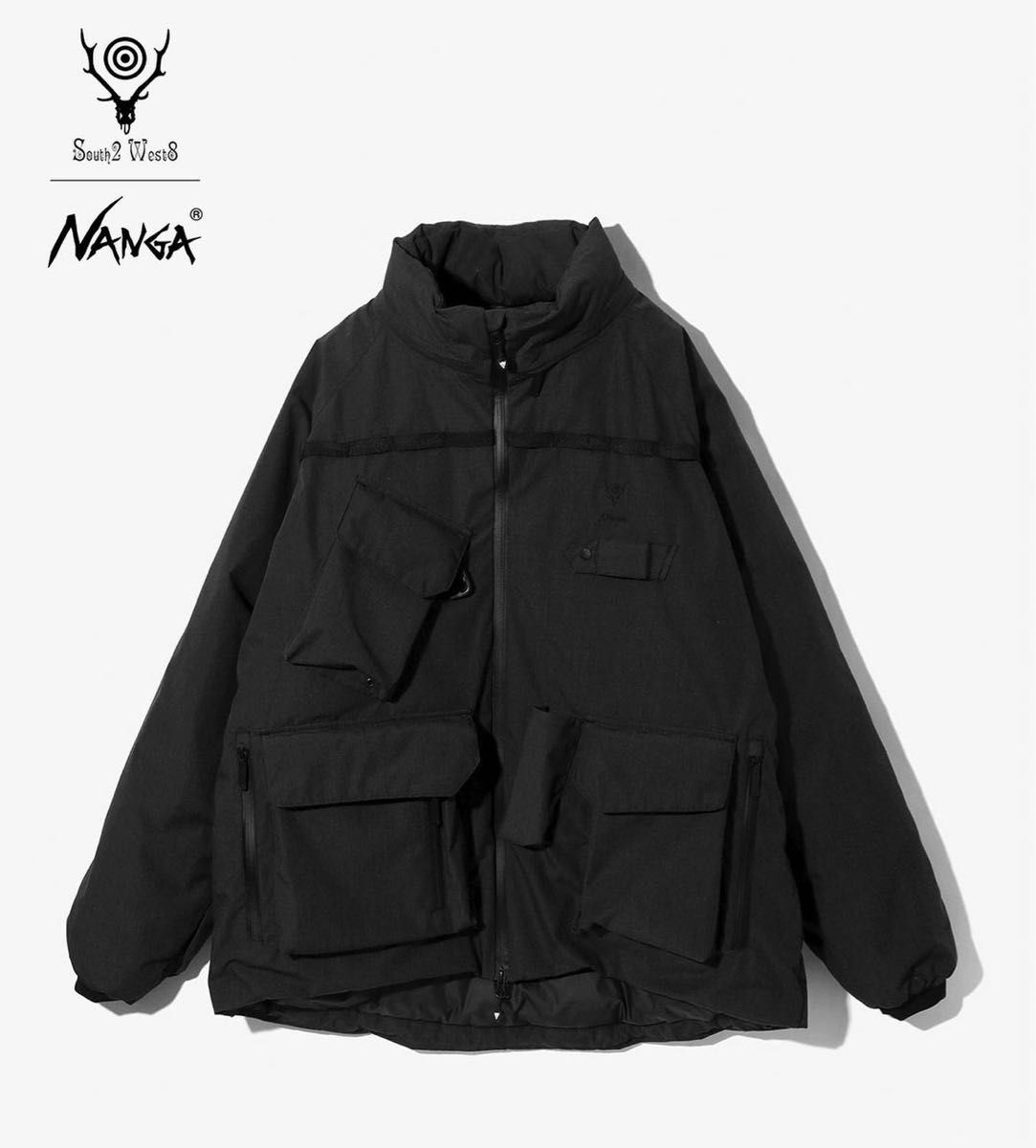 新品】SOUTH2 WEST8×NANGA ダウンジャケット ブラック Lサイズ 新品】SOUTH2 WEST8×NANGA ダウンジャケット ブラック Lサイズ