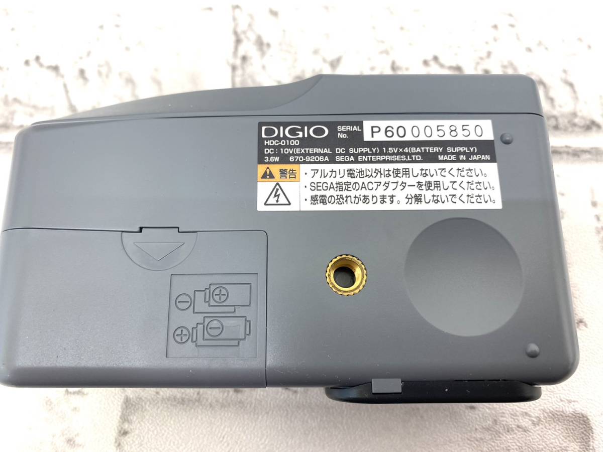 【T】SEGA　デジタルカメラ　SJ-1　DIGIO＆PC接続キット　HDC-1000　レア　希少　中古保管品　付属有　箱有　動作未確認【633】_画像3