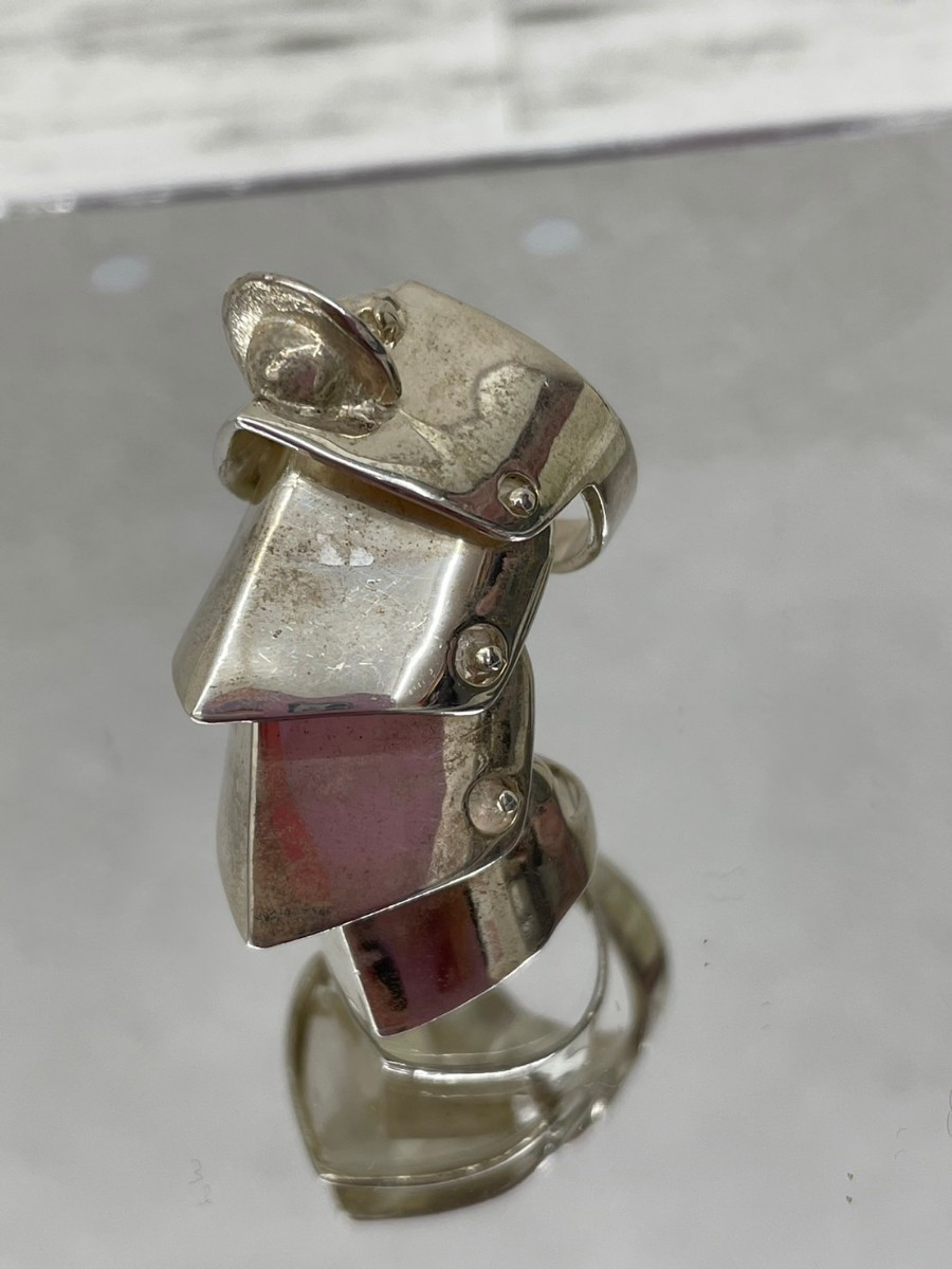 [K] Vivienne Westwood viviennewestwood armor - кольцо 925 печать кольцо серебряный аксессуары SV925[1352]
