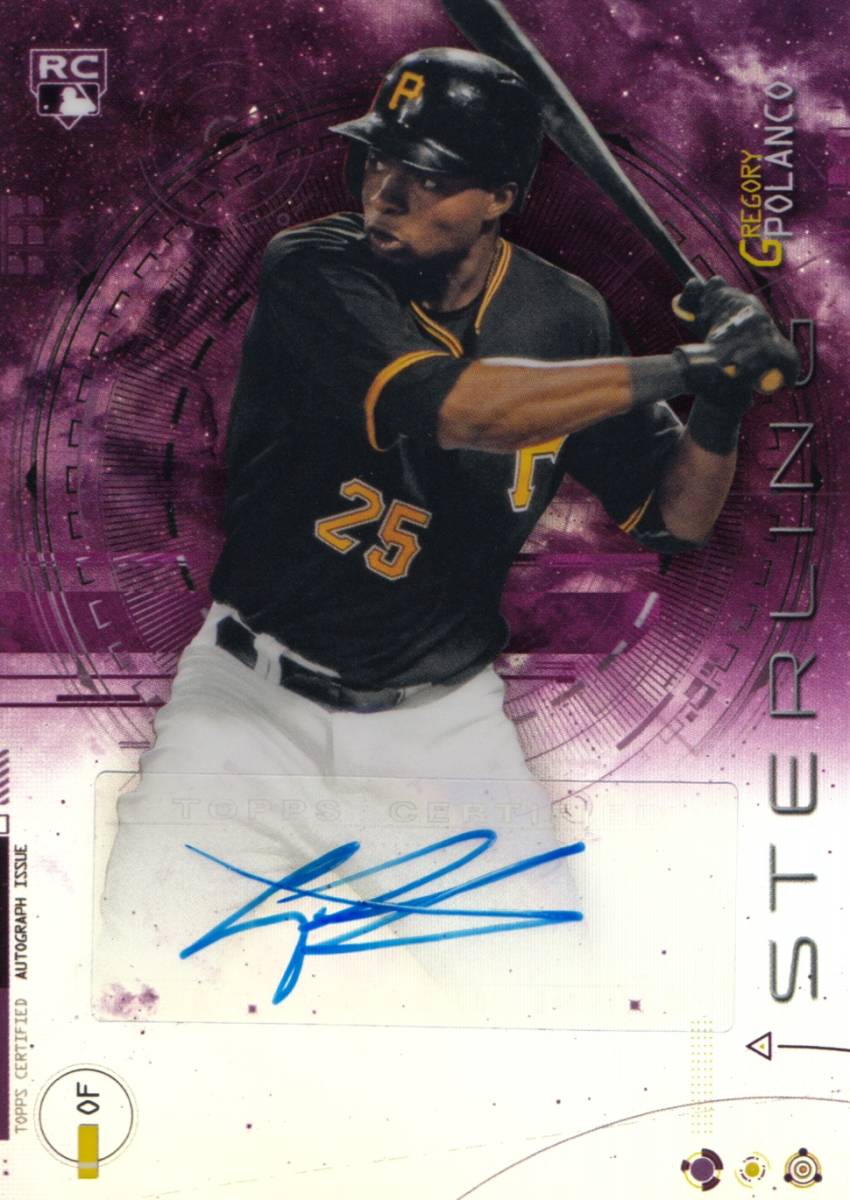 【グレゴリー・ポランコ】ルーキー 直筆サインカード 99枚限定 千葉ロッテマリーンズ 2014 TOPPS GREGORY POLANCO AUTO #検索 BBM EPOCH_画像1