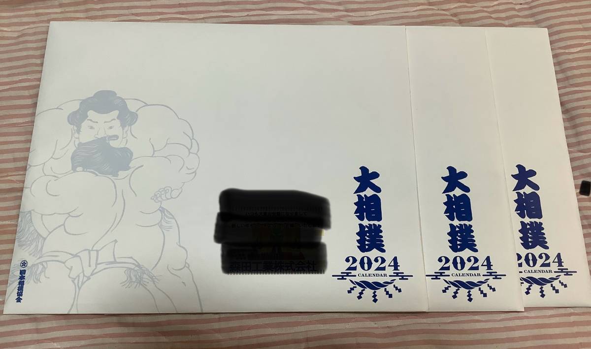 大相撲カレンダー令和6年（2024年度版） 未開封品 3部セットの画像1